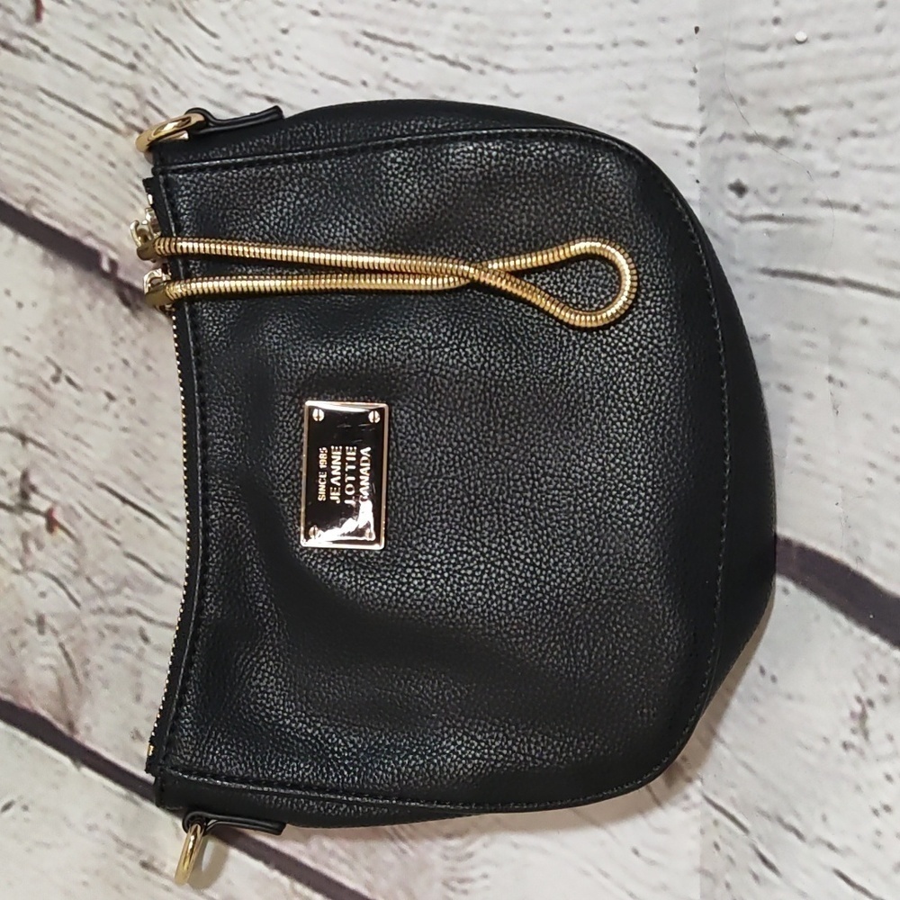 JEANNE LOTTIE Black small purse bag NWOT